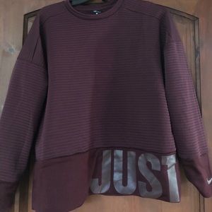 Nike Maroon Dri Fit Pullover